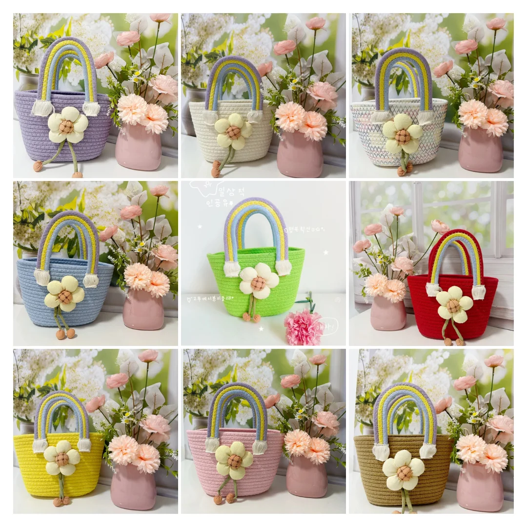 Luna Bloom Handmade Woven Bag 9 Colors