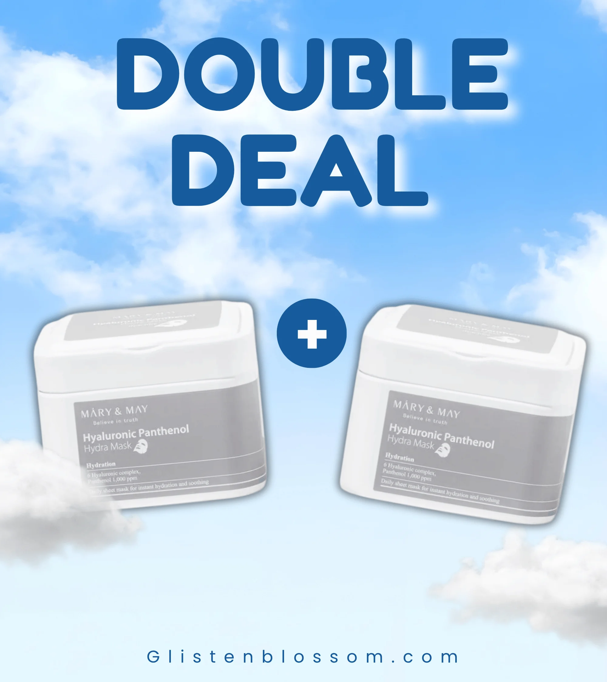 [x2 Double Deal] Mary and May Hyaluronic Panthenol Hydra Mask (30Ea)
