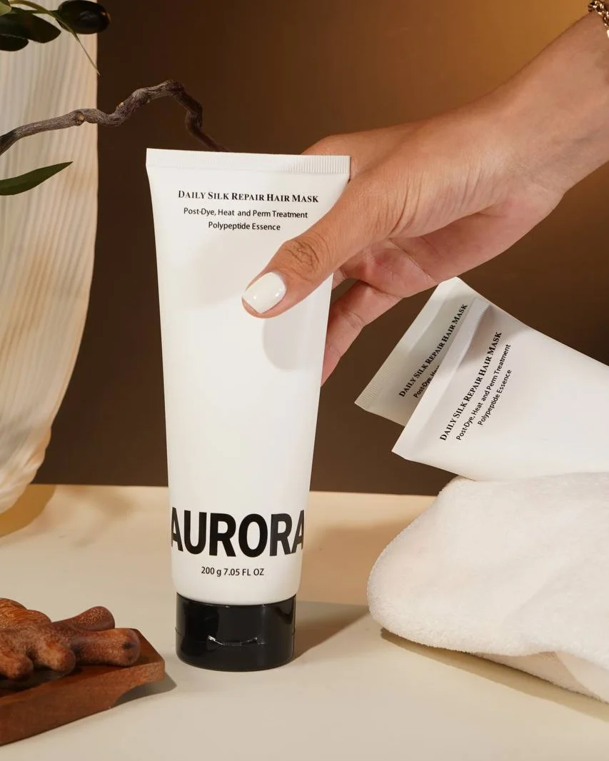 Aurora Daily Silk Repair Hair Mask Free Dry Towel