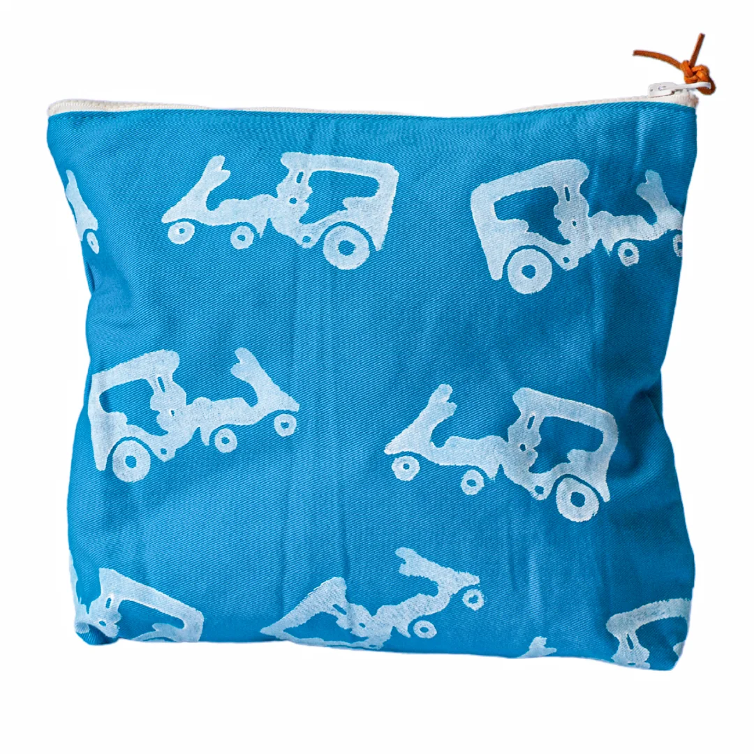 Hand block print pouches Large