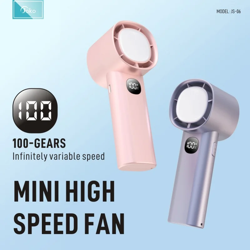 Joko/JS-06/Mini/Foldable Fan/3000mAh/Pink