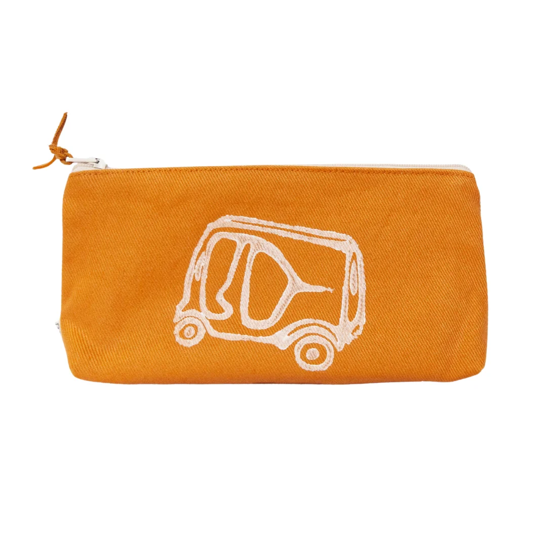 Hand block print pouches Medium