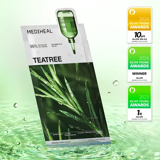 [MEDIHEAL] Essential Mask Teatree Calming Moisture sheet mask
