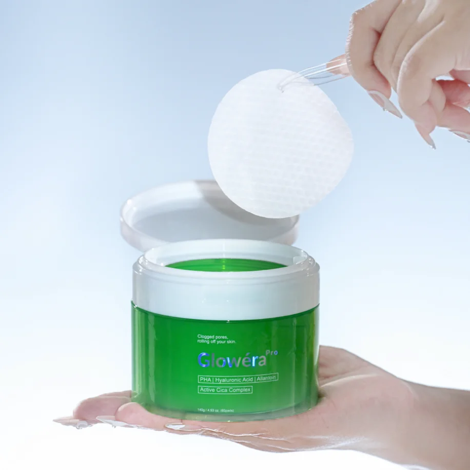 Glowera Pro PHA Cica Calming Toner Pad 60pcs