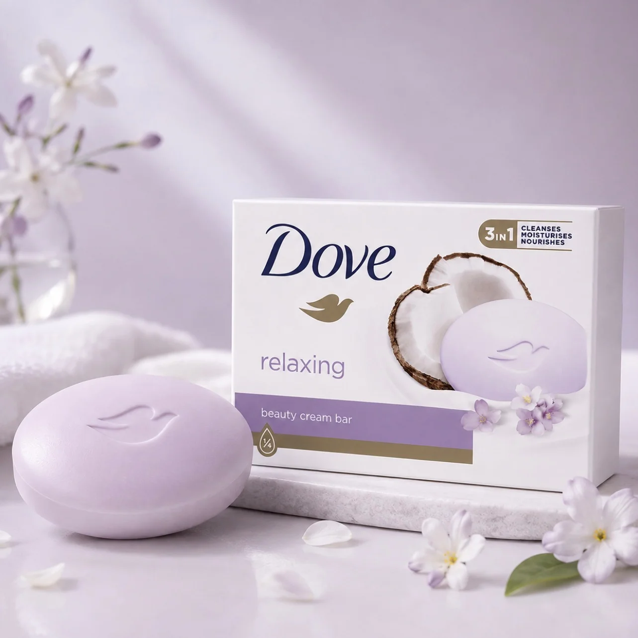 Dove - Beauty Bar Soap Relaxing (90g)