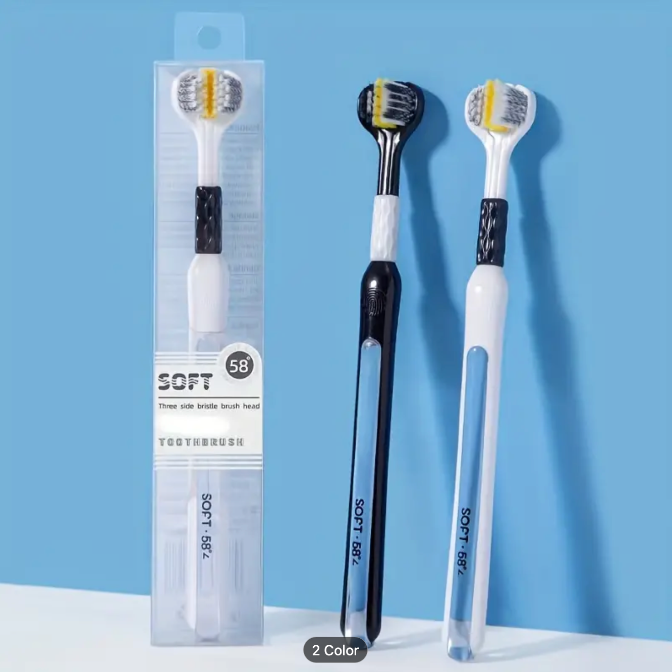 Toothbrush Three Side Bristle by Aurora