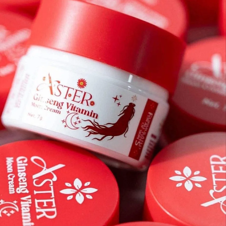 Aster cream ginseng vitamin