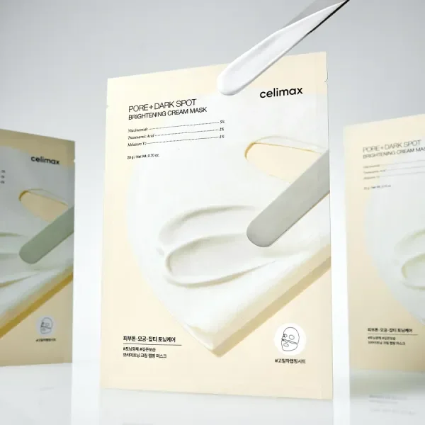 CELIMAX PORE+DARK SPOT BRIGHTENING CREAM MASK 4EA PER BOX