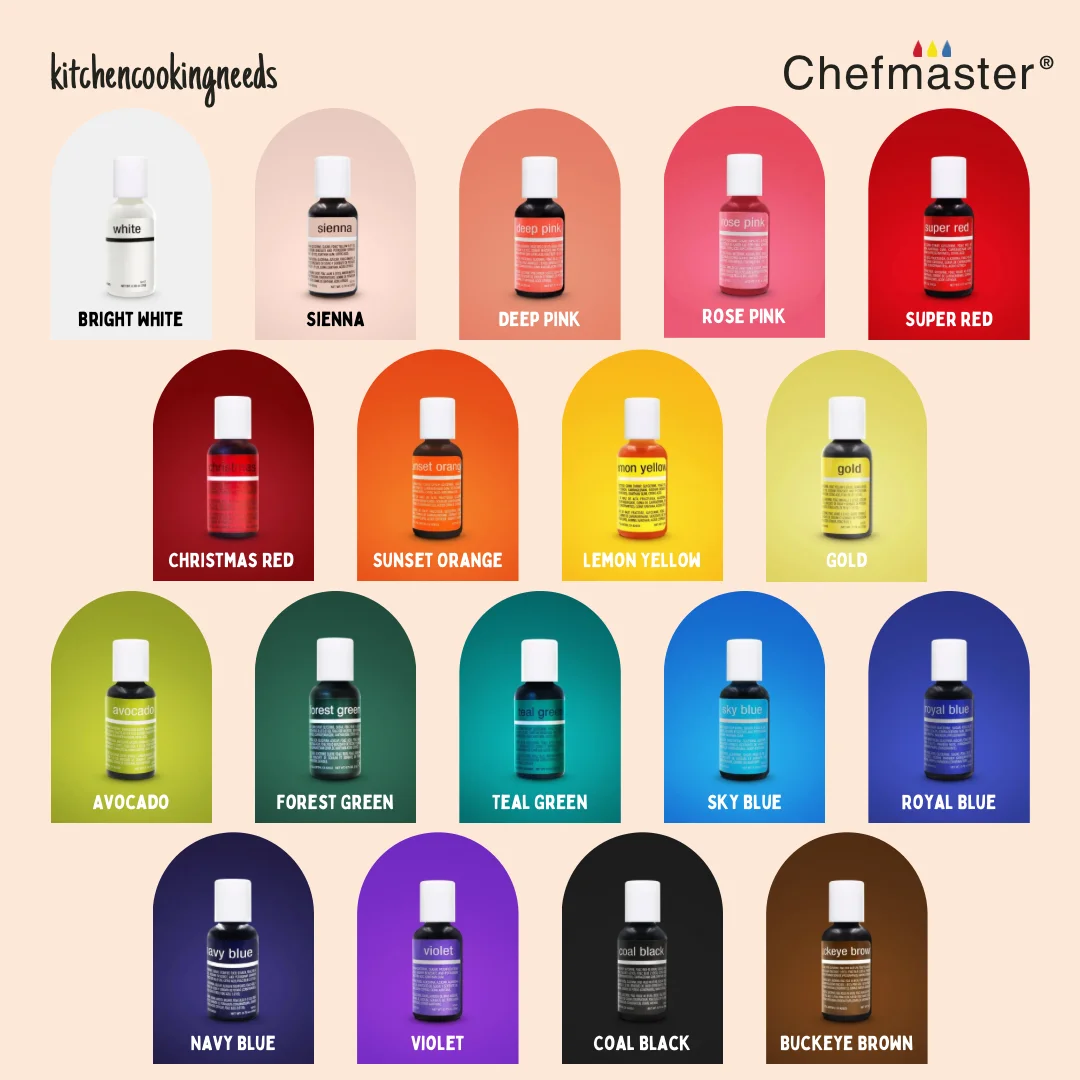 Chefmaster Liqua-Gel Food Coloring 20ml