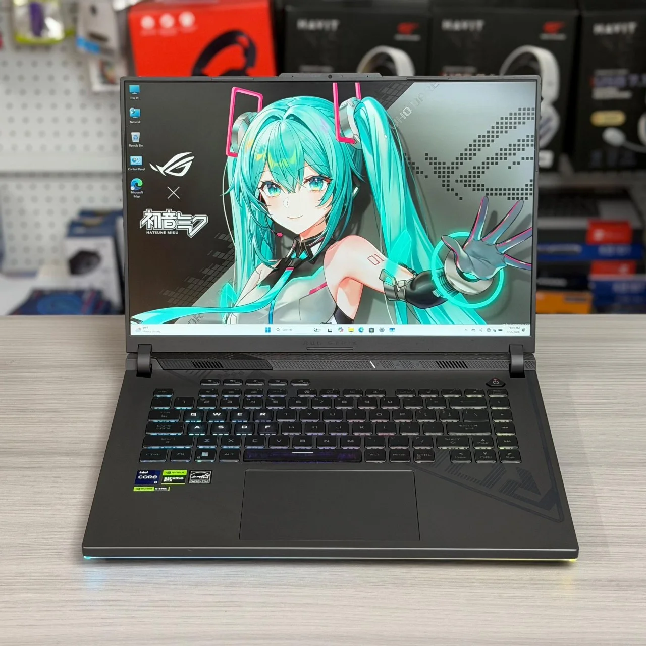 ASUS ROG Strix G614JU. Intel Core i9-13980HX|16GB DDR5|512GB SSD|16" 2k 240Hz|RTX4050-6GB
