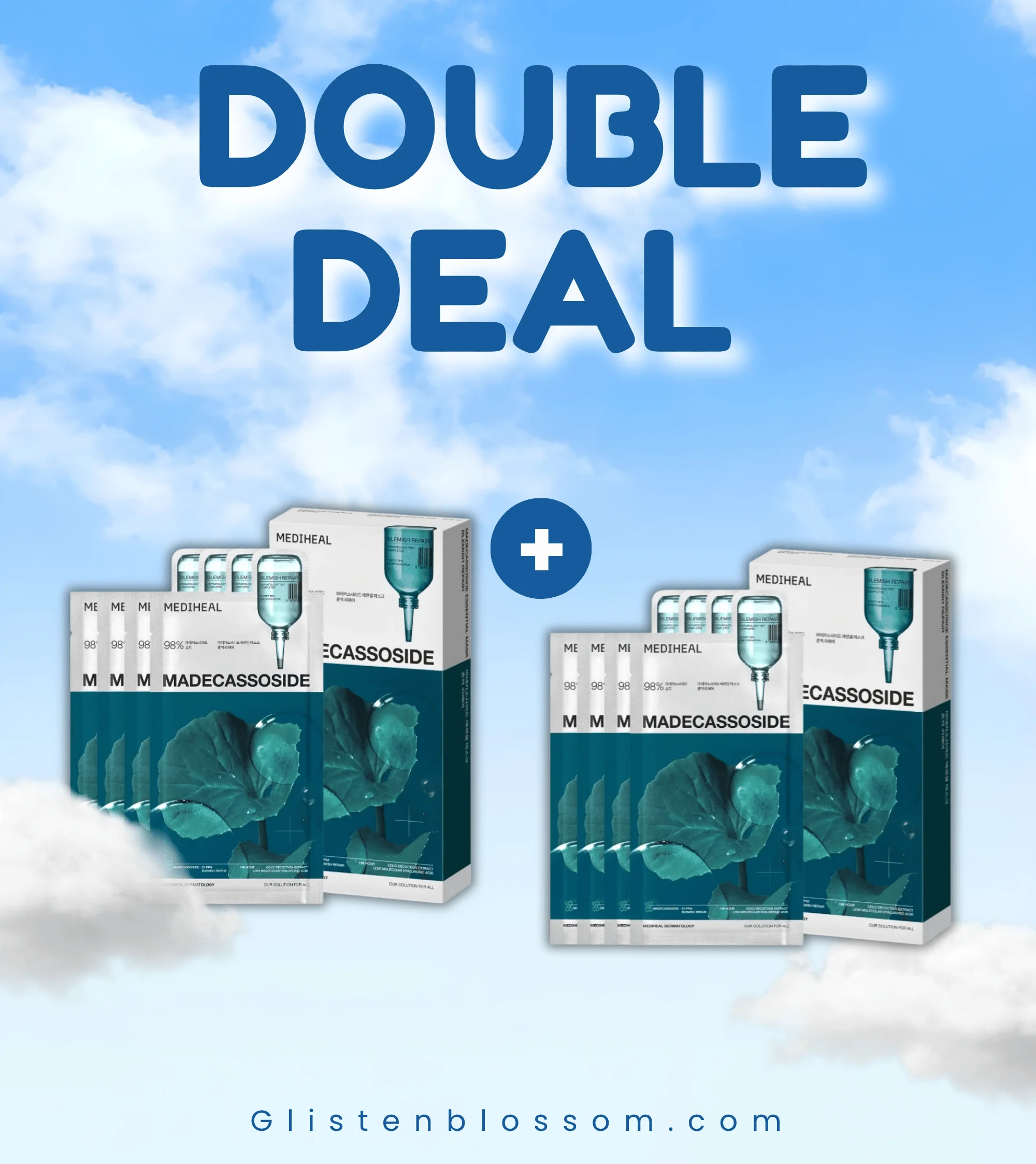 [x2 Double Deal] Mediheal madecassoside essential mask (10EA)