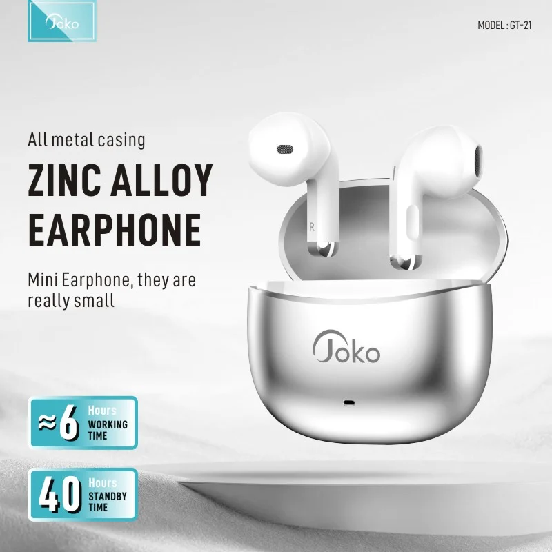 Joko/Bluetooth/GT21/Wireless Earphone/Silver