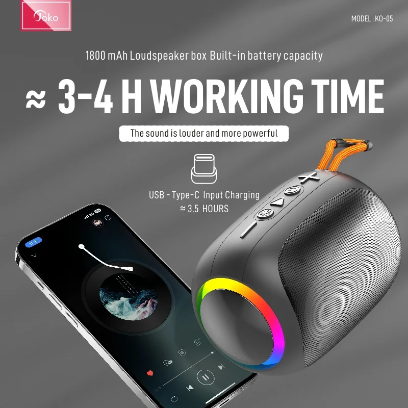Joko/KO-05/Portable Speaker/Black