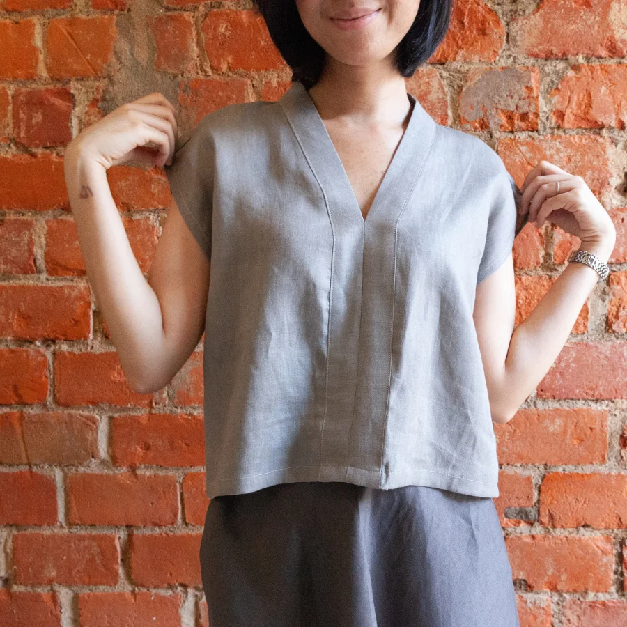 Sophea V-neck Blouse