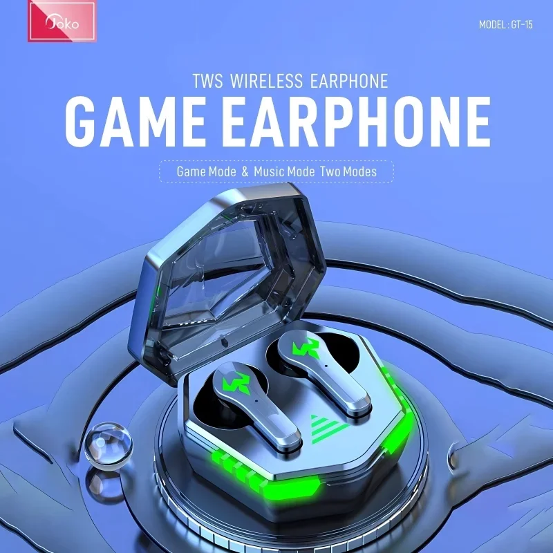 Joko/Bluetooth/GT15/Wireless/Gaming Earphone