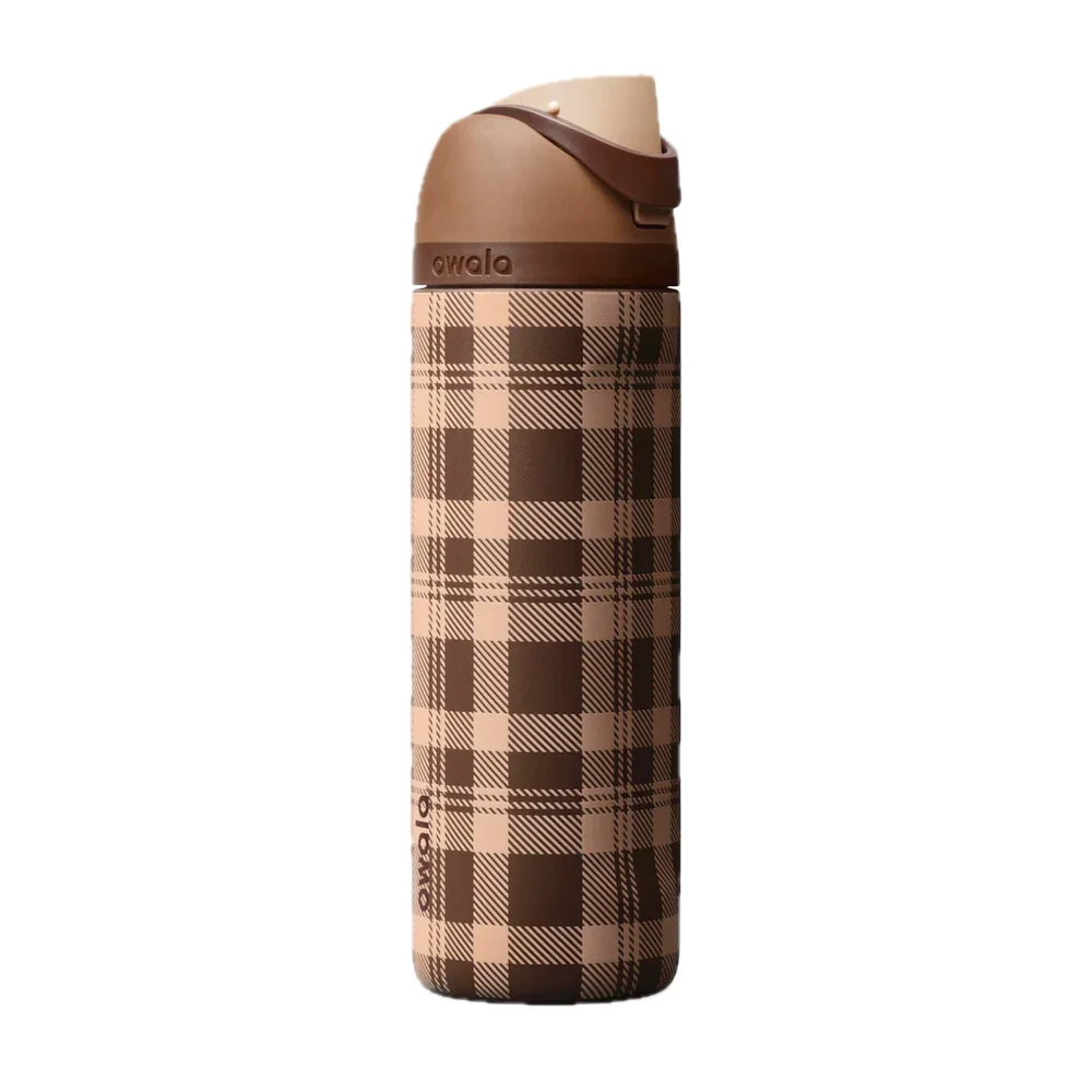 Owala FreeSip 24oz Plaid and Simple