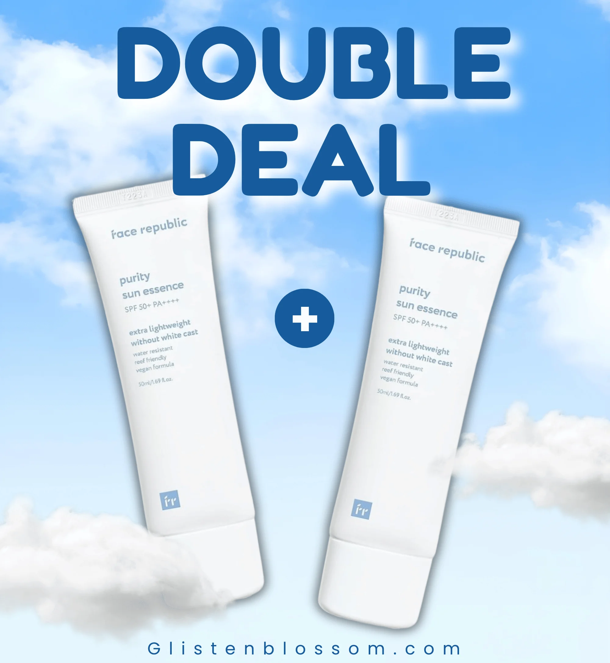 [x2 Double Deal] Face Republic Purity Sun Essence