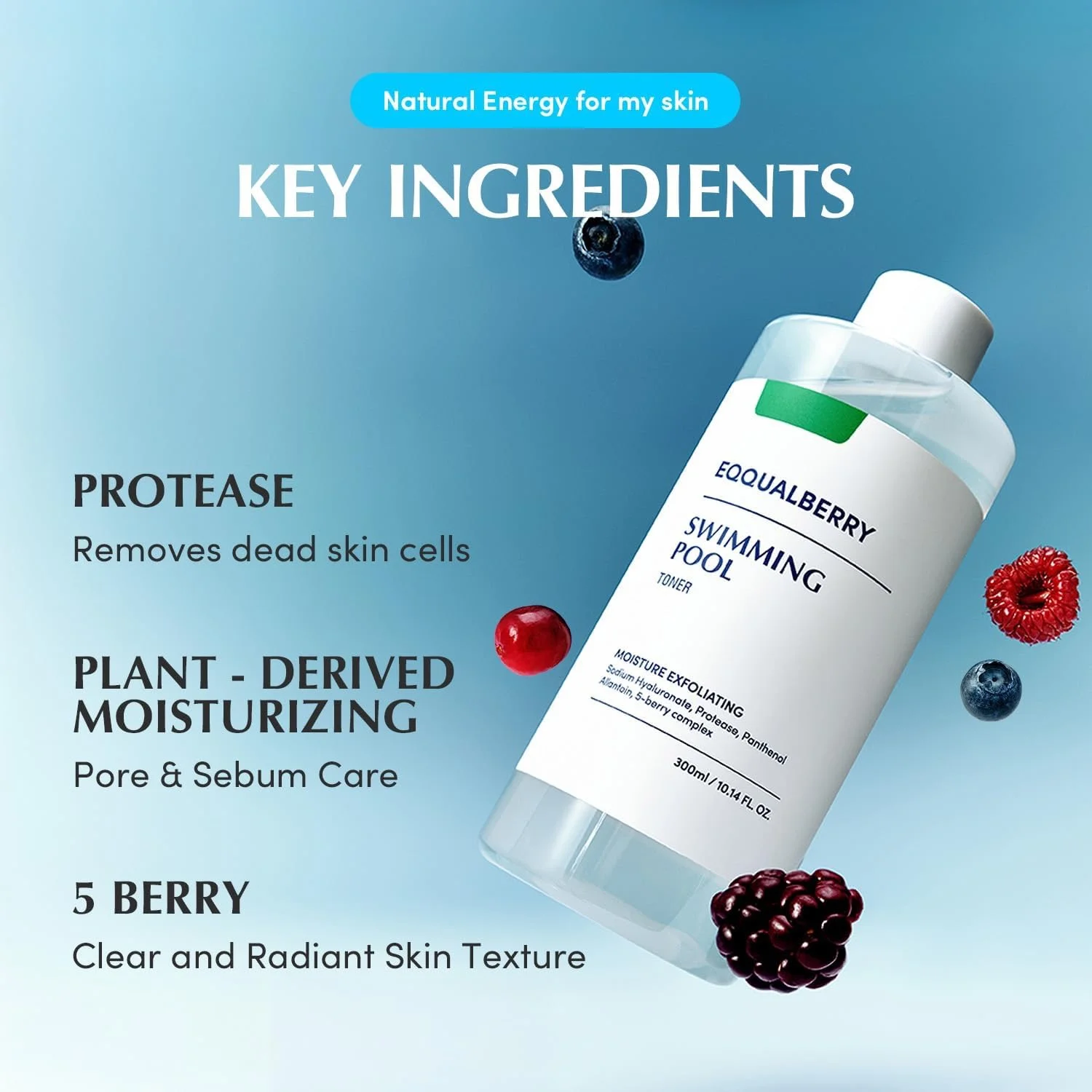 [Eqqualberry] Swimming Pool Toner 300ml