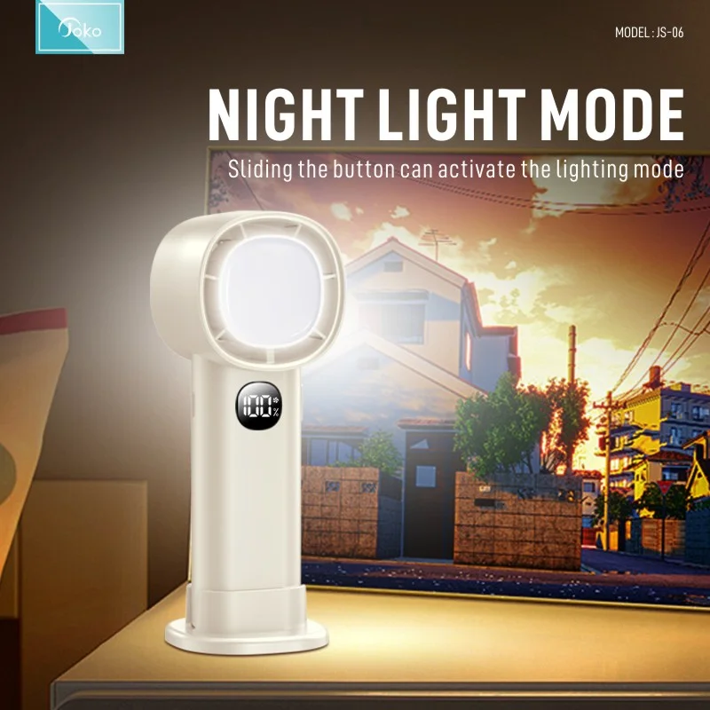 Joko/JS-06/Mini/Foldable Fan/3000mAh/White