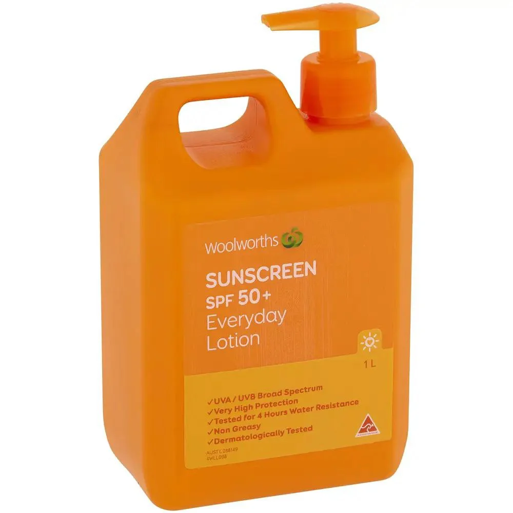 Woolworths 1000ml sunscreen